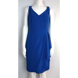 CHETTA B - WOMEN'S BLUE SHEATH DRESS - SIZE 6